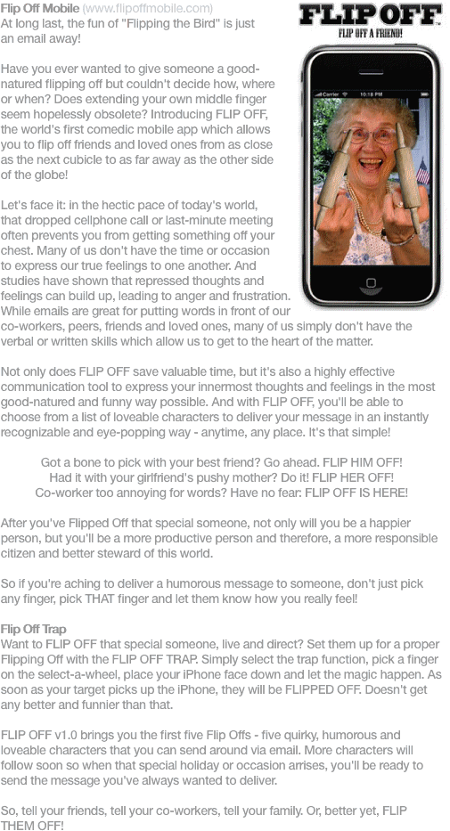 Flip Off Mobile (www.flipoffmobile.com)